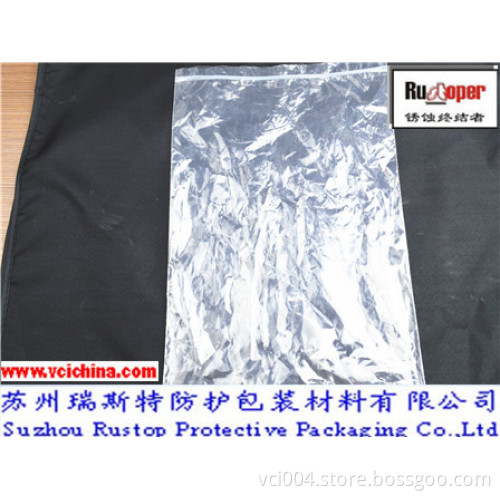 VCI zipper bag for forging machine